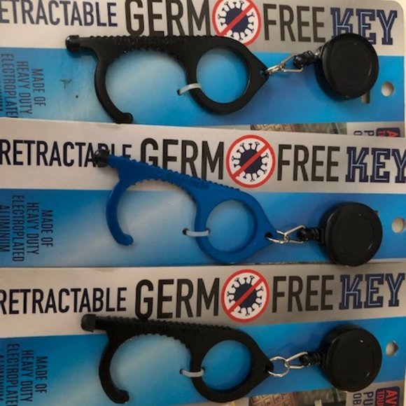 Retractable Germ Free Key Lot of 3 - Picture 3 of 4